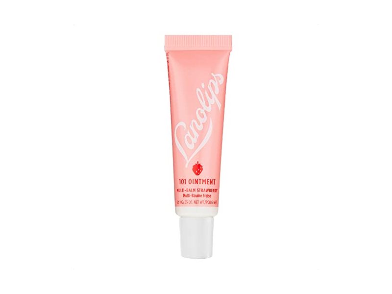 Lanolips 101 Ointment Multi-Balm, Strawberry, 0.35 oz/10 g