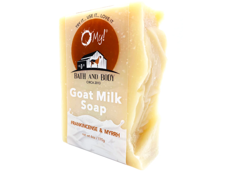O my! Bath & Body Goat Milk Soap, Frankicense & Myrrh, 6 oz/170 g