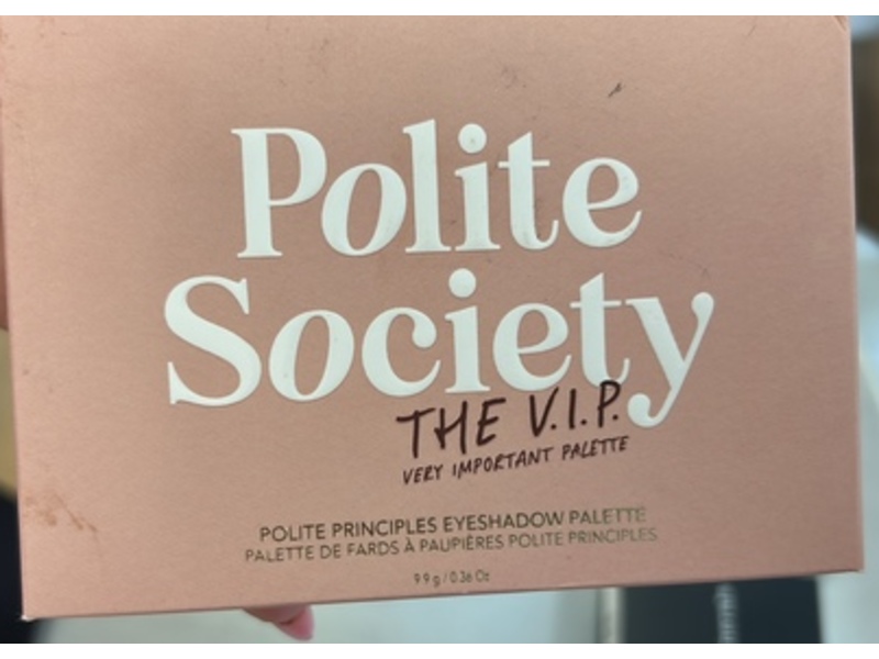 Polite Society The V.I.P Polite Principles Eyeshadow Palette, 0.36 oz/9.9 g