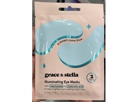 Grace & Stella Illuminating Eye Masks, Blue, Niacinamide & Hyaluronic Acid, 0.2 oz/6 g, 2 Pairs - thumbnail 2