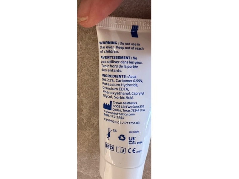 Crown Aesthetics Skinfuse Lift HG Non-Cytotoxic Gel, 0.51 fl oz/15 mL