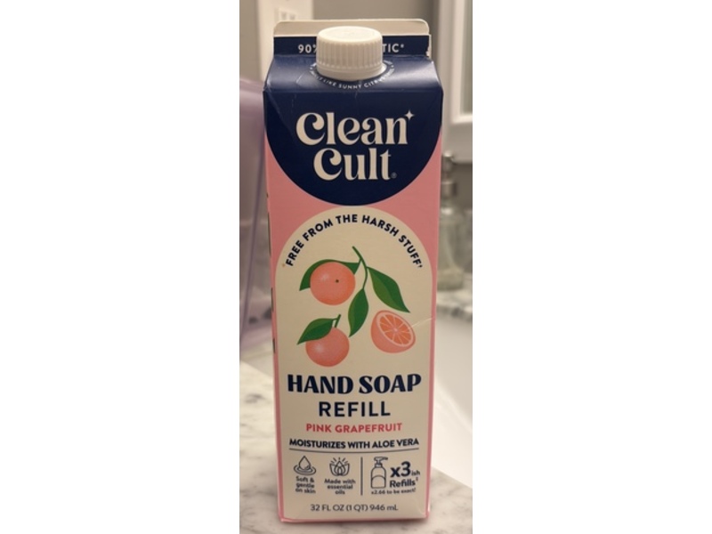 Cleancut Hand Soap, Pink Grapefruit, 32 fl oz/946 mL