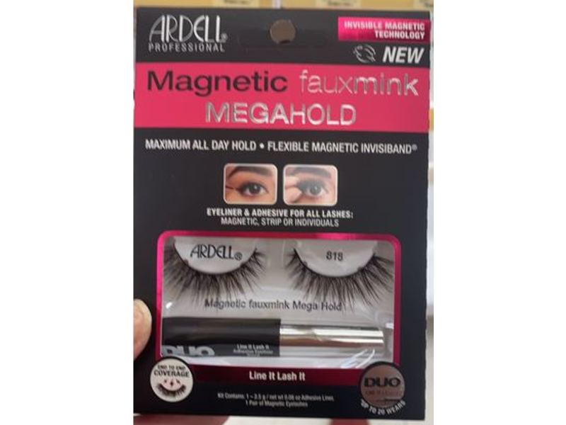 Ardell Magnetic Fauxmink MegaHold Liquid Liner & Lash, 1 Pair