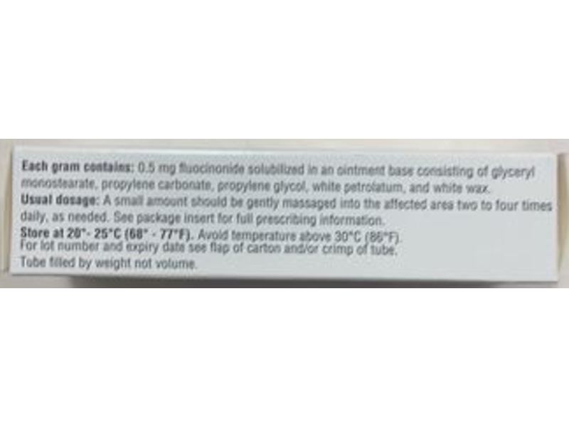 Fluocinonide Ointment USP 0.05%, 15 g, Xiromed (RX)