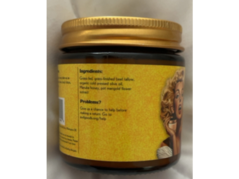 Evil Goods Whipped Tallow Honey Balm, 180 g