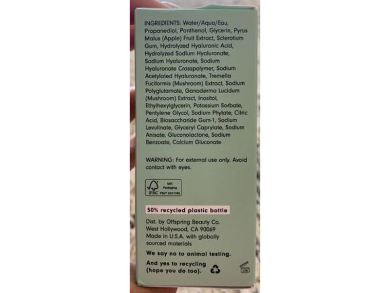 Versed Moisture Maker Hydrating Hyaluronic Face Serum, 1 fl oz/30 mL