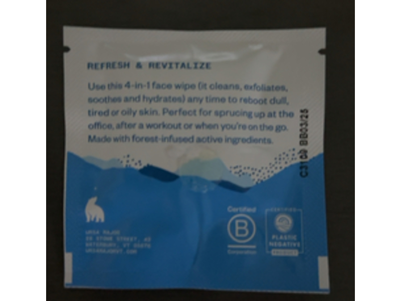 Ursa Major Instantly Refreshing Face Wipes, 40 Count