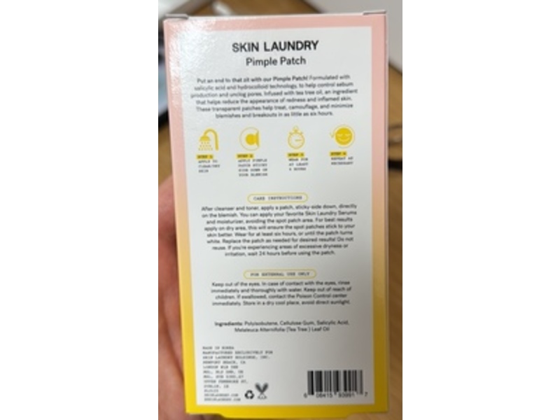 Skin Laundry Pimple Patch, 48 Count