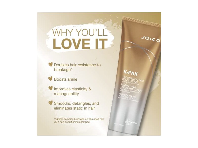 Joico K-PAK Reconstructing Conditioner, 8.5 fl oz/250 mL