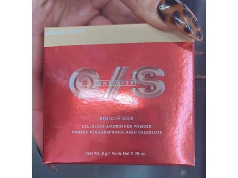 One Size Boucle Silk Cellulose Airbrush Powder, Medium Golden, 0.28 oz/8 g