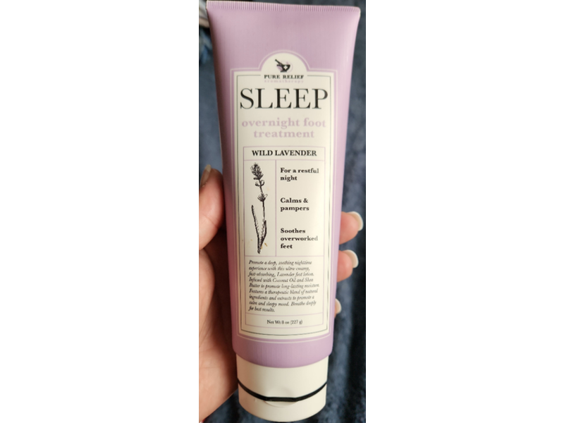 Pure Relief Sleep Overnight Treatment, Wild Lavender, 8 oz/227 g
