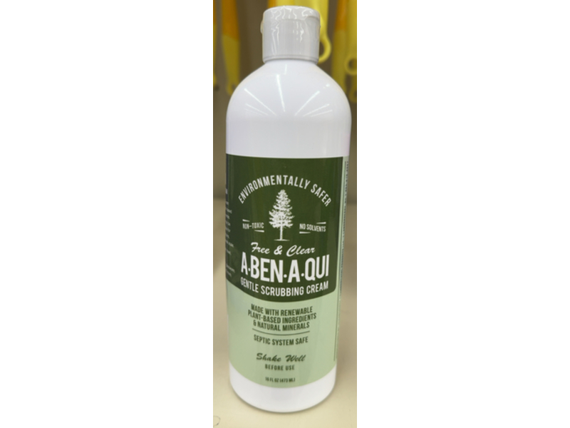 A. Ben. A. Qui Gentle Scrubbing Cream, 16 fl oz/473 mL
