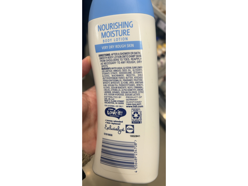 Cien Nourishing Moisture Body Lotion, Avocado Oil, 16.9 fl oz/500 mL