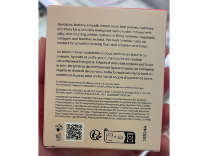 Morphe 3 In 1 Silk Blush, Huephoric Rush, Pleasured, 0.28 oz/8 g