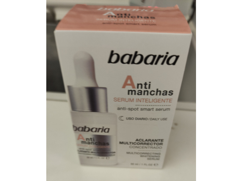 Babaria Anti-Spot Smart Multicorrecting Whitening Serum, 1 fl oz/30 mL