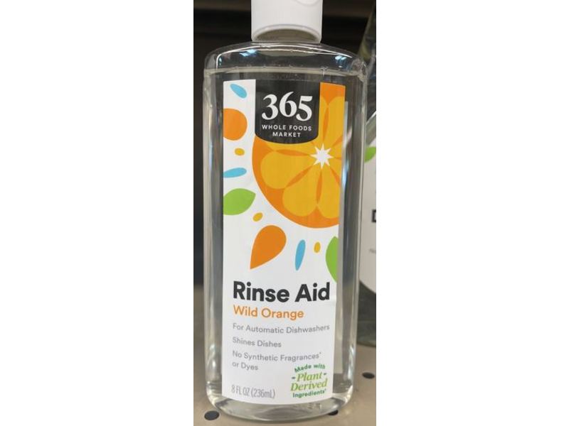 365 Whole Foods Market Rinse Aid, Wild Orange, 8 fl oz/236 mL