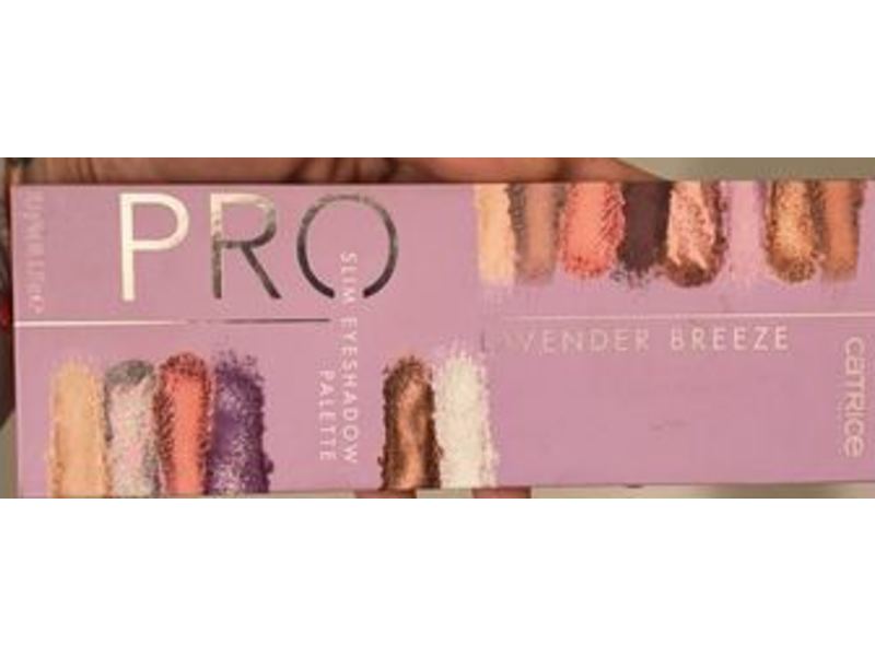Catrice Pro Slim Eyeshadow Palette, Lavender Breeze, 0.37 oz/10.6 g
