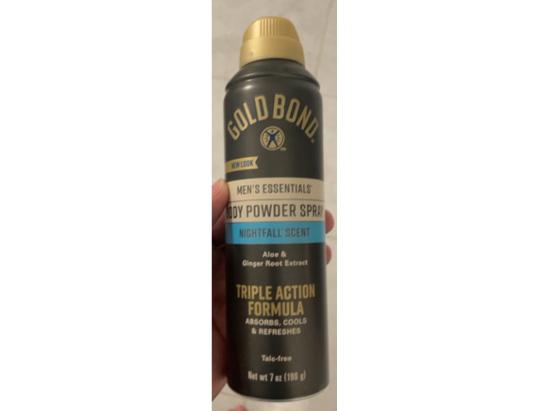 Gold Bond Body Powder Spray, Nightfall Scent, 7 oz/198 g