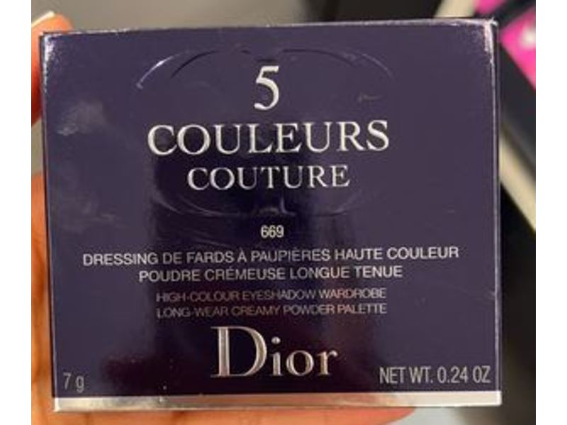 Dior 5 Couleurs Couture Eyeshadow Palette, 669, 0.24 oz/7 g