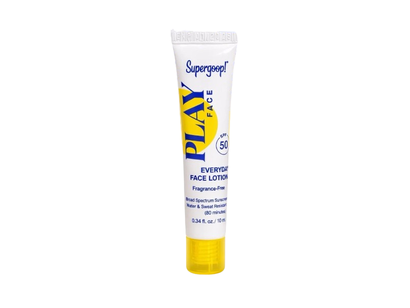 Supergoop! Play Face Lotion, SPF 50, 0.34 fl oz/10 mL