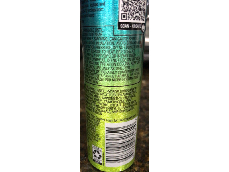 Bed Head Tigi Masterpiece Hairspray, Extra Strong Hold, 2.4 oz/80 mL