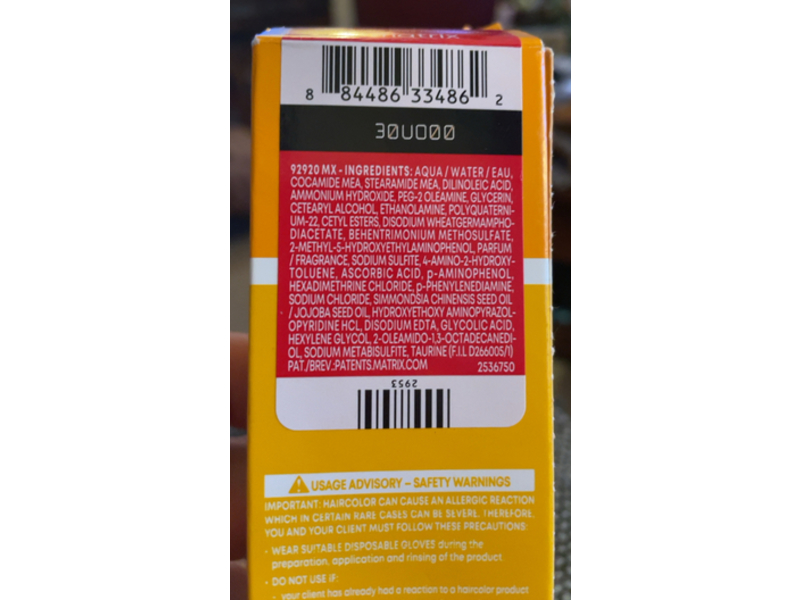 Matrix Socolor Pre - Bonded Permanent Hair Color Reflect, 6RR Light Brown Red, 3 oz/85 mL