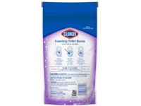 Clorox Foaming Toilet Bomb Toilet Bowl Cleaner, Lavender Clean, 30 g , 5 Count - thumbnail 2