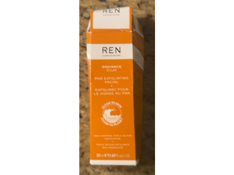 REN Clean Skincare Radiance Eclat PHA Exfoliating Facial, 1.69 fl oz/50 mL