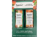 Suave Moisturizing Shampoo & Conditioner, Almond & Shea Butter, 18 fl oz/532mL - Image 3
