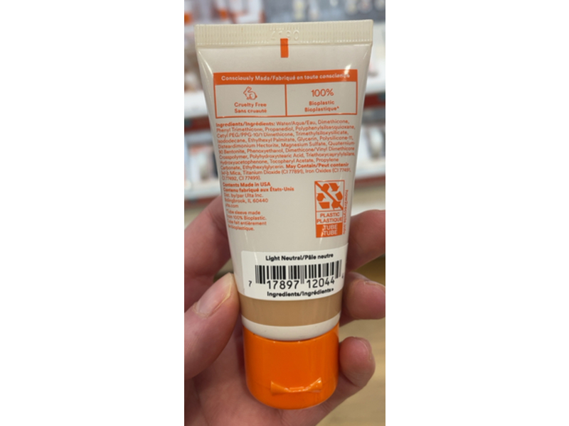 Ulta Beauty Collection Complexion Crush Medium Coverage Foundation, Light Neutral, 1 fl oz/29 mL