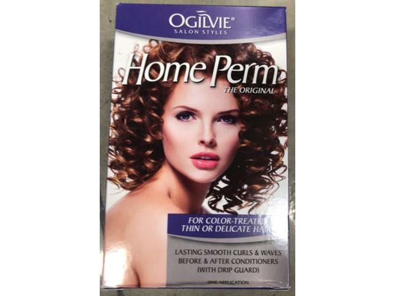 Ogilvie Home Perm For Color Treated Hair, Original, Thin Or Delicate Hair, 1 Kit