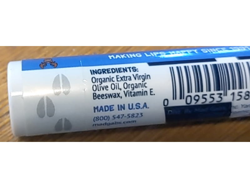 Mad Gab's Moose Smooch Moose-turizing Lip Balm, 0.15 oz/4.25 g