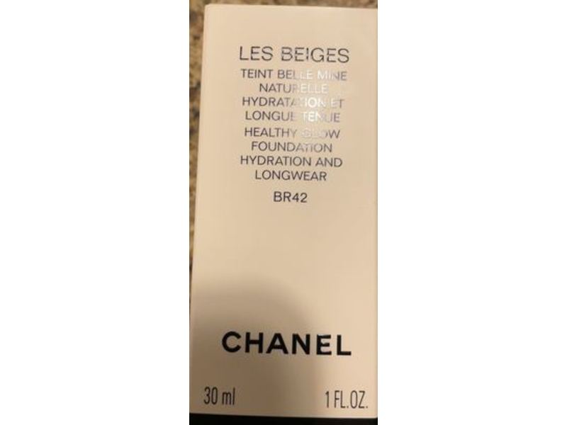 CHANEL Les Beiges Healthy Glow Foundation Hydration And Longwear, Br42, 1 fl oz/30 mL
