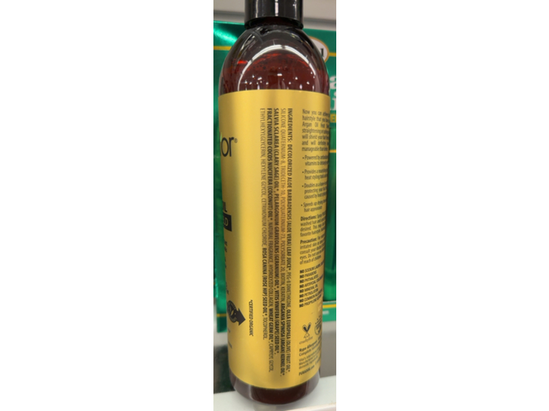 Purad'or Heat Shield Hair Mist, Argan Oil, 12 fl oz/355 mL