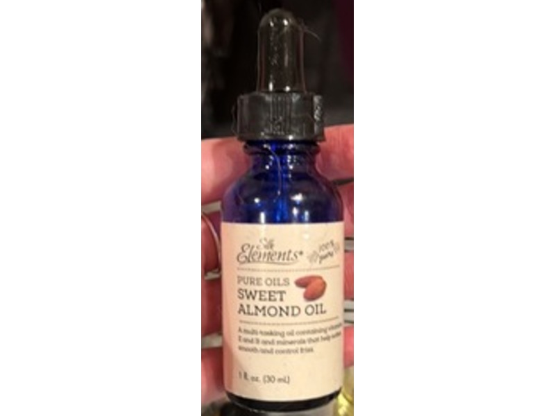 Silk Elements Pure Sweet Almond Oil, 1 fl oz/30 mL