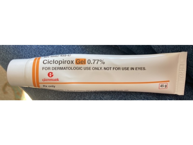 Ciclopirox Gel 0.77%, 45 g, Glenmark (Rx)