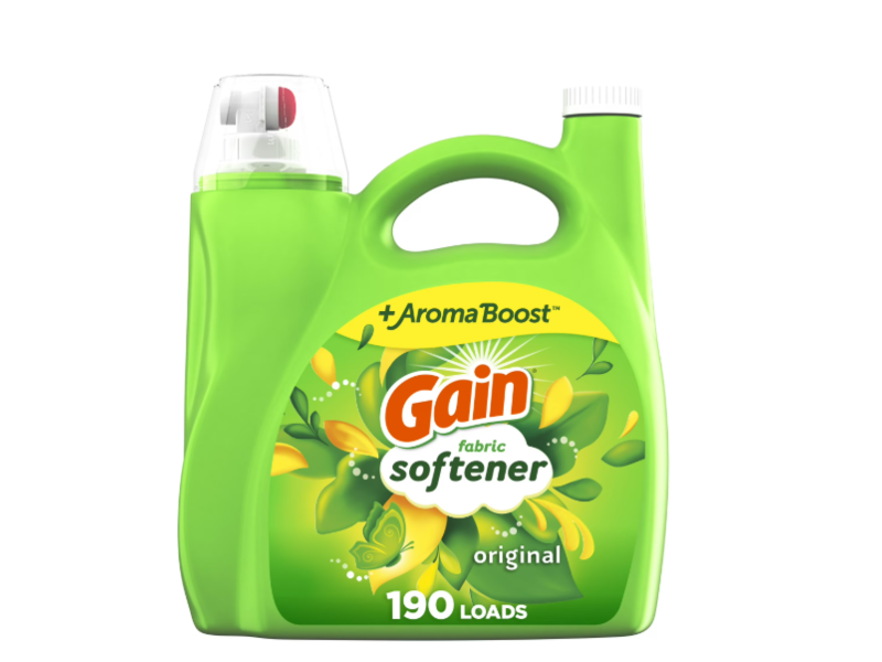 Gain +Aroma Boost Fabric Softener, Original, 190 Loads, 140 fl oz/4.16 L