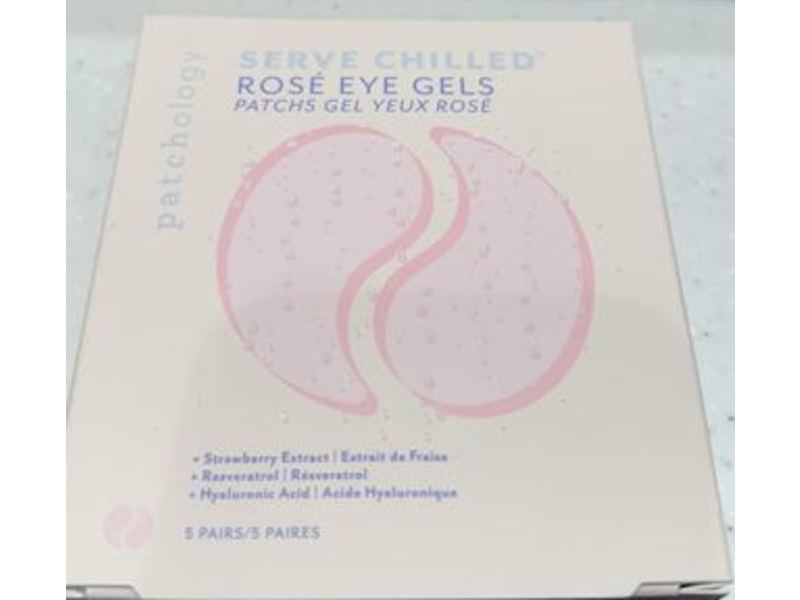 Patchology Serve Chilled Rose Eye Gel, 5 Pairs