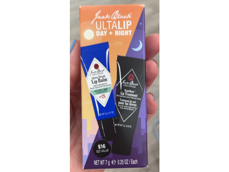 Jack Black UltaLip Day+Night Duo, 0.25 oz/ 7 g