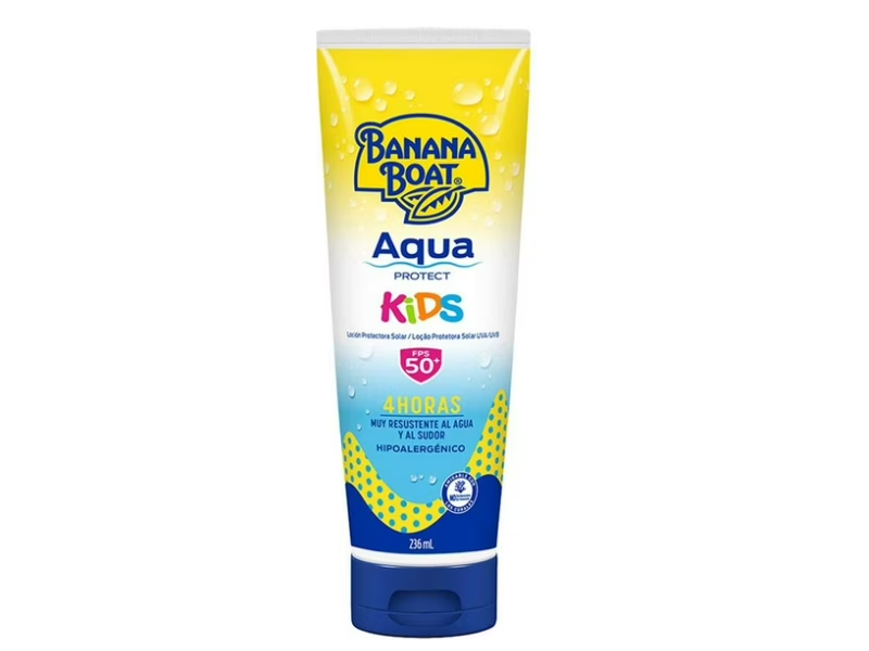 Banana Boat Aqua Protect Kids Sunscreen, SPF 50+, 236 mL