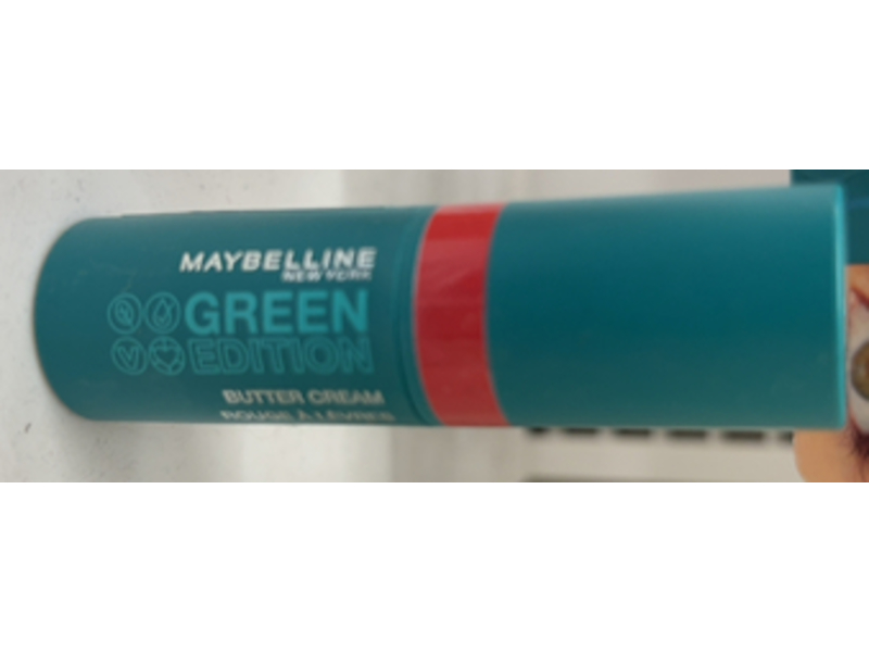 Maybelline Green Edition Butter Bullet Cream Lipstick, Floral, 0.12 oz