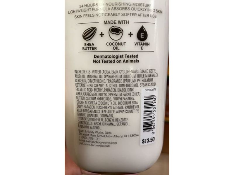 Bath & Body Works Moon Light Path Body Lotion, Shea Butter + Vitamin E, 8 fl oz/236 mL