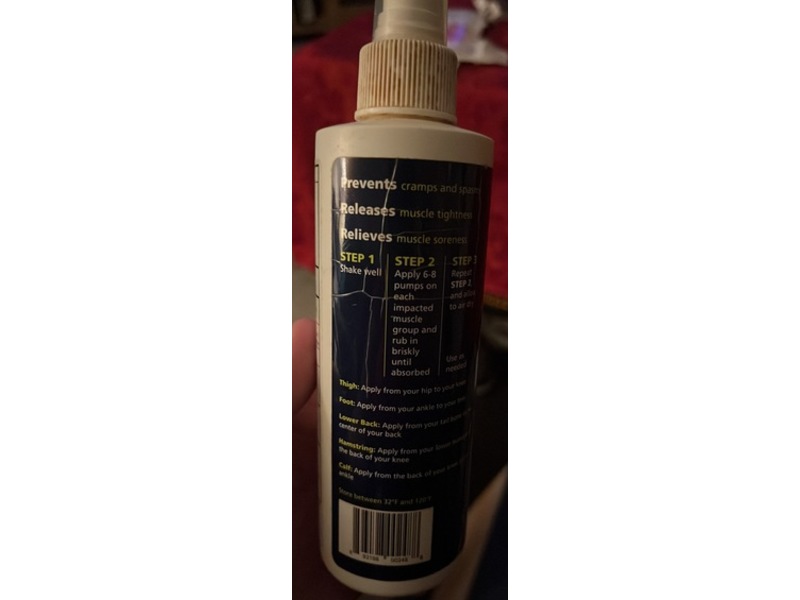 Theraworx Relief Muscle Cramp & Spasm Relief Spray, 7.1 fl oz/210 mL