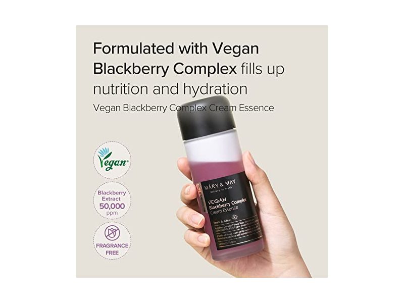 Mary & May Vegan Blackberry Complex Cream Essence 140ml