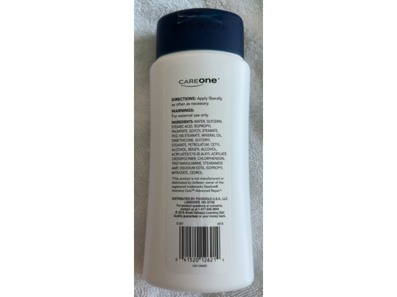 Careone Advance Recovery Body Lotion, 10 fl oz/295 mL