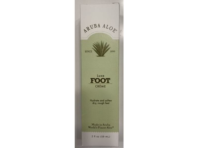Aruba Aloe Luxe Foot cream Hydrate & Soften Dry Rough Feet