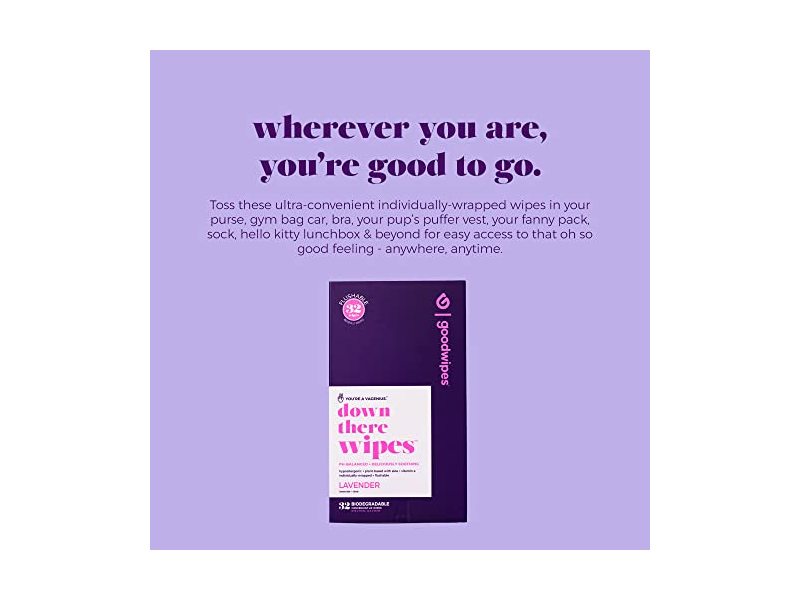 Goodwipes Down There Wipes, Lavender, 32 Wipes