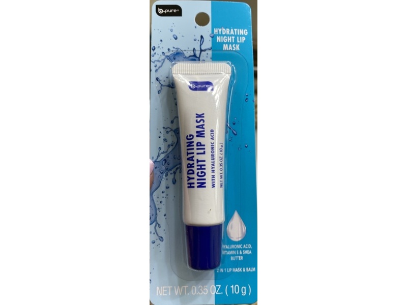 BPure Hydrating Night Lip Mask, 035 oz / 10 g