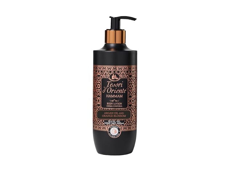 Tesori d’Oriente Hammam Body Lotion, Argan Oil & Orange Blossom, 13.5 fl oz/400 mL