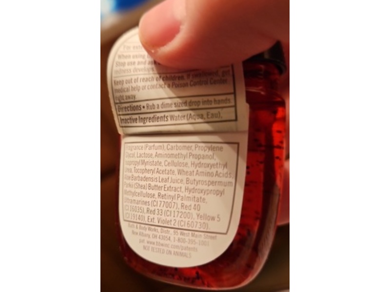 Bath & Body Works Watermelon Lemonade Anti-Bacterial Hand Gel, 1 fl oz/29 mL